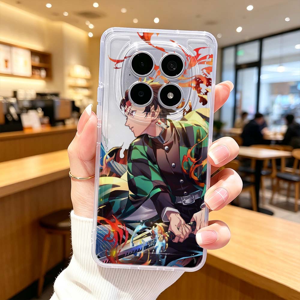Xiaomi Poco X6 - เคสโทรศัพท์ใสป้องกัน Demon Slayer Kimetsu no Yaiba