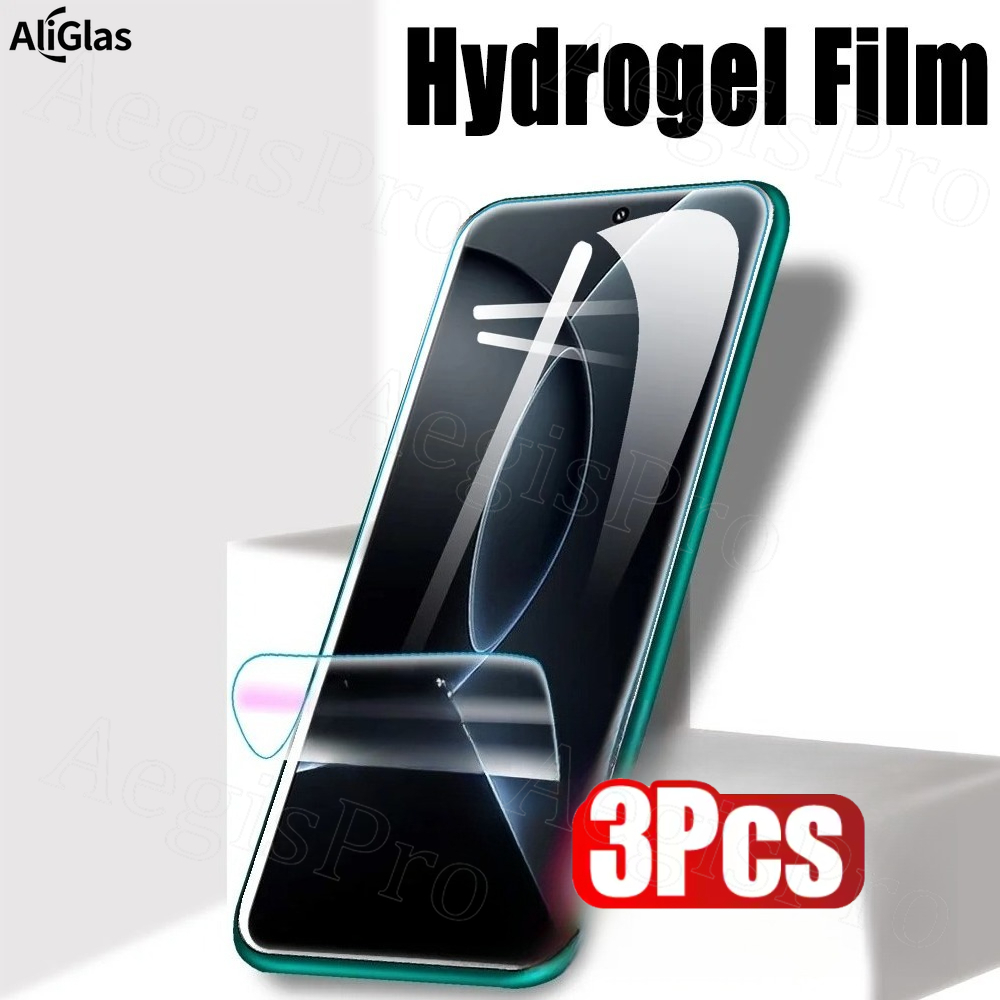 Flexible Tpu Film - 3 ชิ้นฟิล์มไฮโดรเจลแบบครอบคลุมเต็มรูปแบบสำหรับเสี่ยวมี่ 17 โปร ไฮโดรเจล ซีฟ