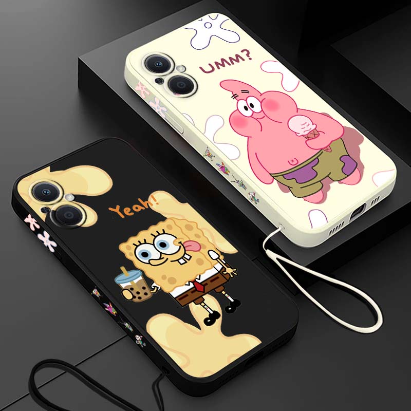 Oppo Reno 12 - เคสโทรศัพท์ลายฟองน้ำบ๊อบ สแควร์แพนท์ส สำหรับ OPPO Reno 15