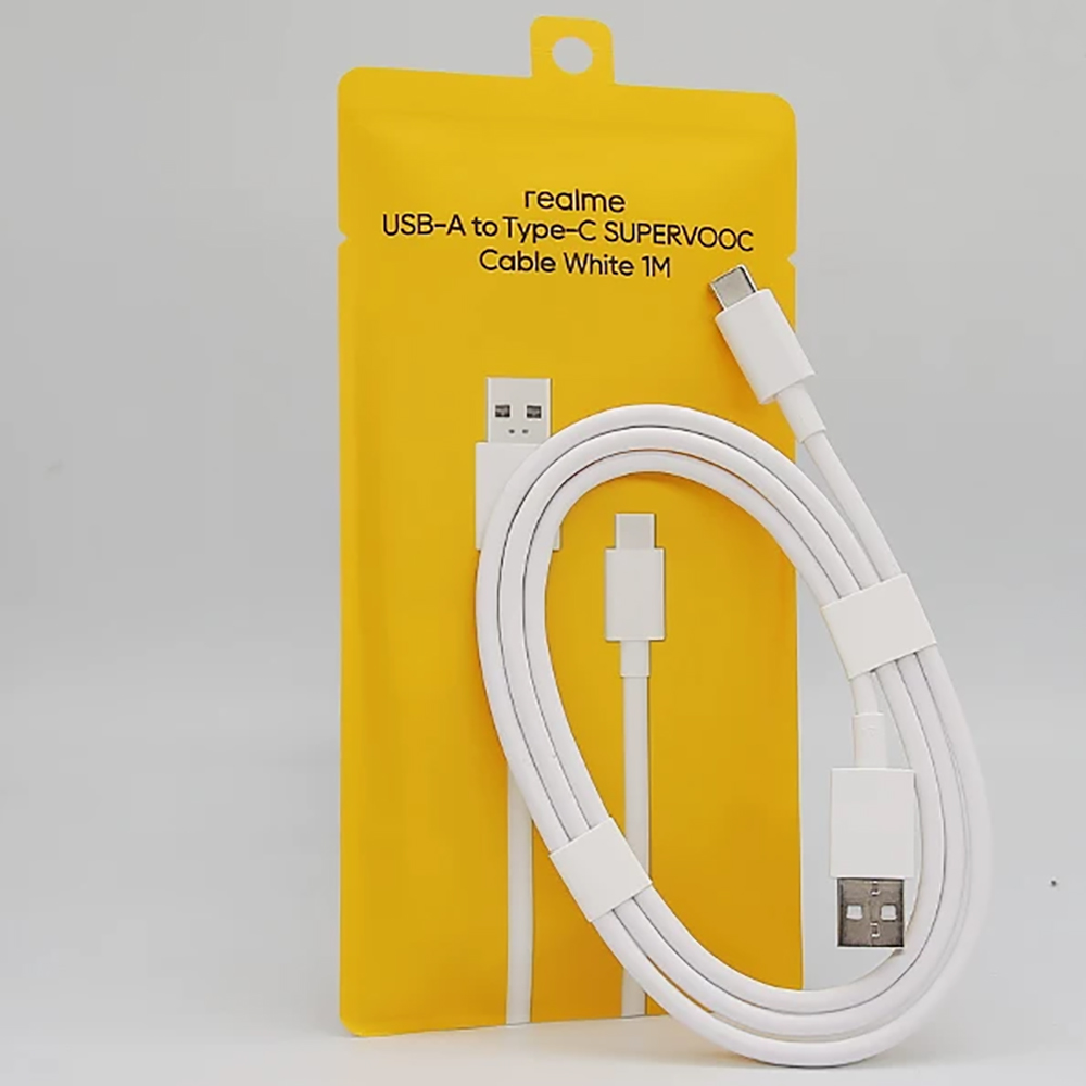 Realme Gt 6 - สายชาร์จแท้ Realme 12A แบบ USB A