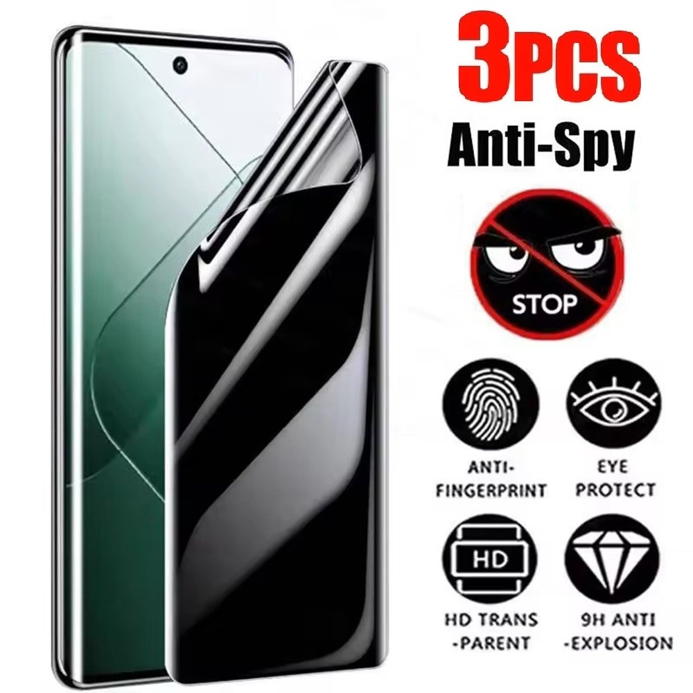 Oppo Reno 12 - ฟิล์มไฮโดรเจลป้องกันความเป็นส่วนตัว 3 ชิ้น สำหรับ OPPO Reno