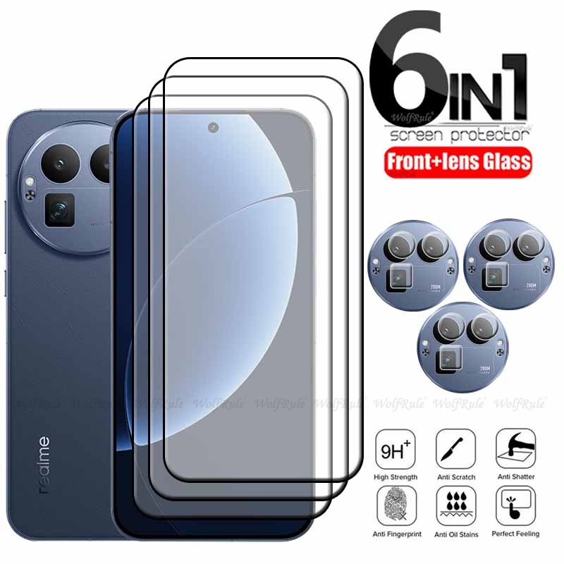 ฟิล์มกระจกนิรภัย 6-in-1 สำหรับ - Realme Gt 6 บทวิจารณ์และราคา