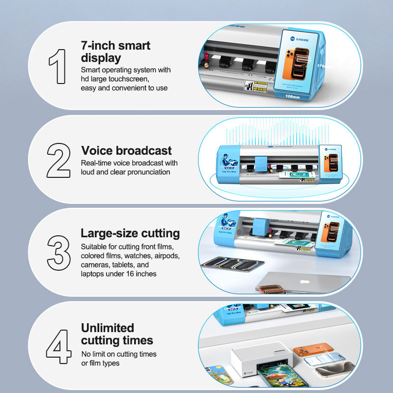 เครื่องตัดฟิล์ม SUNSHINE Y25 P - Screen Protector Cutter บทวิจารณ์และราคา