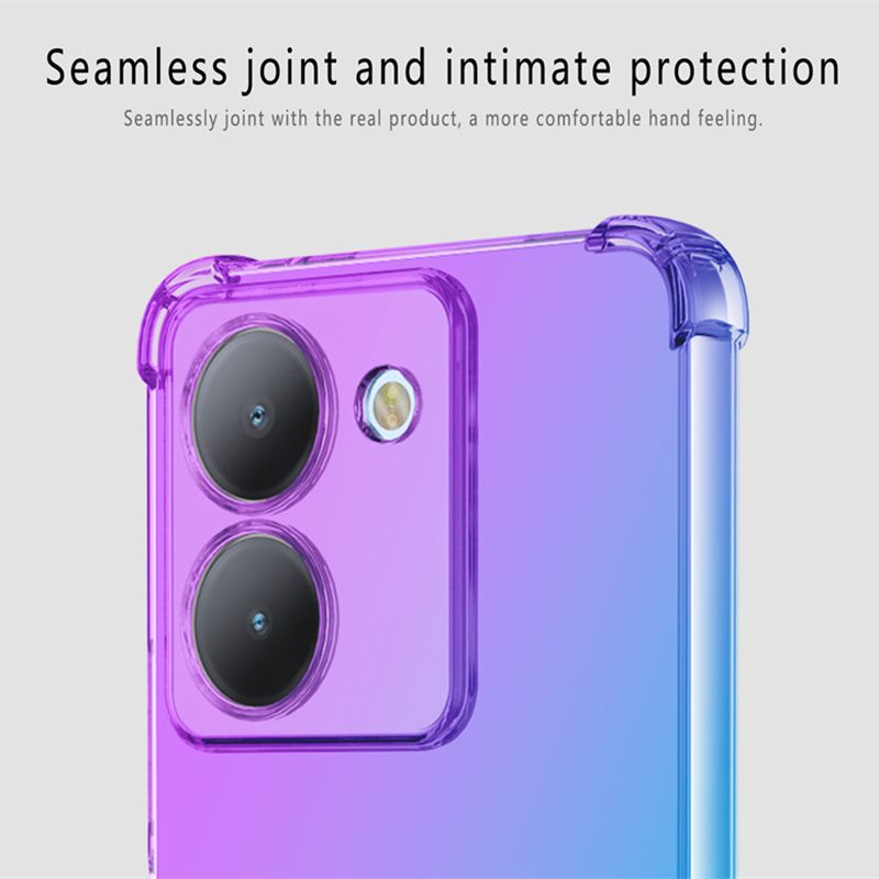 เคส TPU ไล่ระดับสีกันกระแทกสำห - Vivo Y28 บทวิจารณ์และราคา