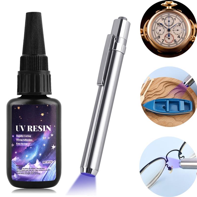 ชุดกาวเชื่อมติดด้วยรังสียูวีชุ - Liquid Uv Glue Kit บทวิจารณ์และราคา