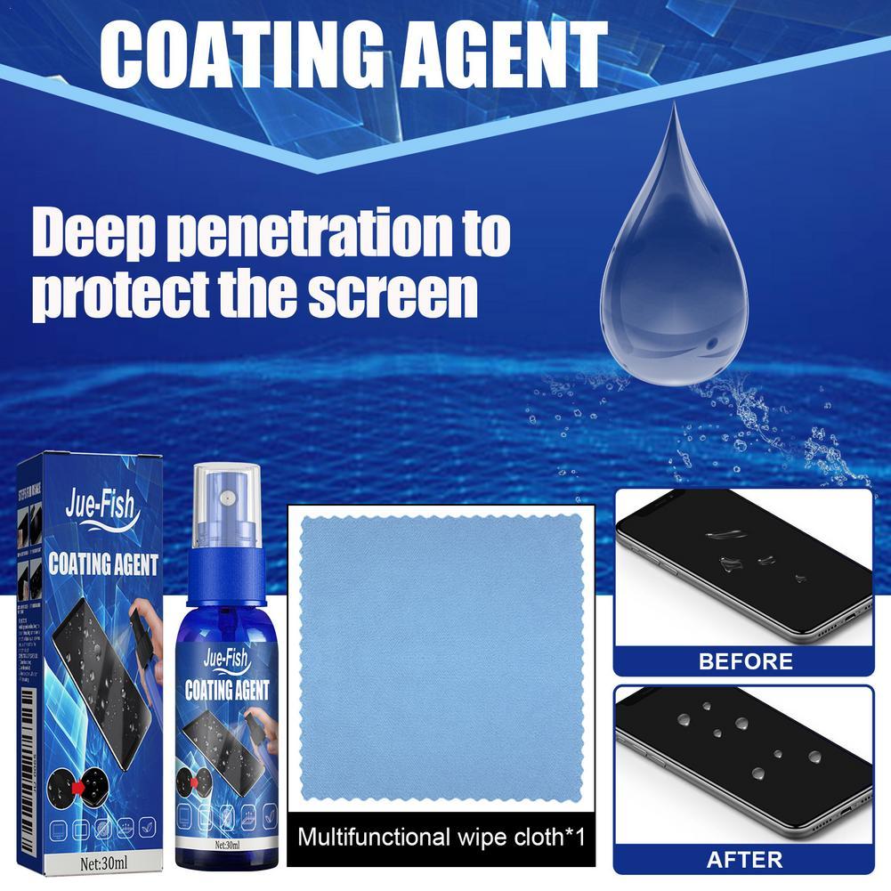 สเปรย์ป้องกันหน้าจอแบบน้ำ ฟิล์ - Oleophobic Coating Spray บทวิจารณ์และราคา