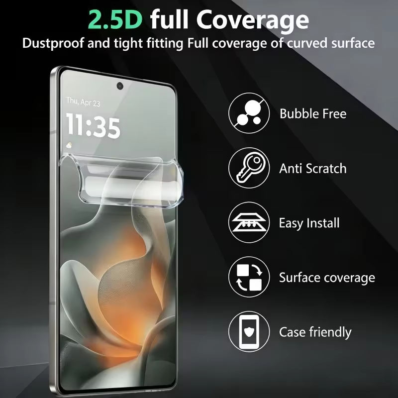 ฟิล์มกันรอยหน้าจอไฮโดรเจล 1-3  - Flexible Tpu Film บทวิจารณ์และราคา